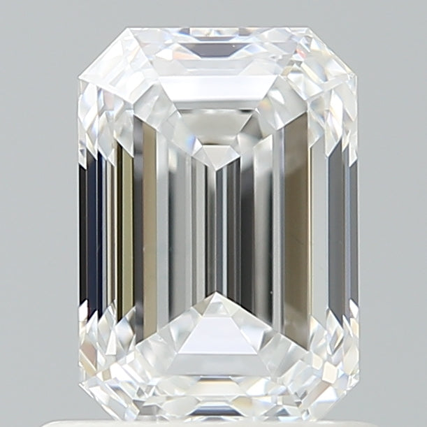 1.11 Carat Emerald Shaped, Ideal Cut, D Color, VS1 Clarity, IGI Certified Lab Grown Diamond