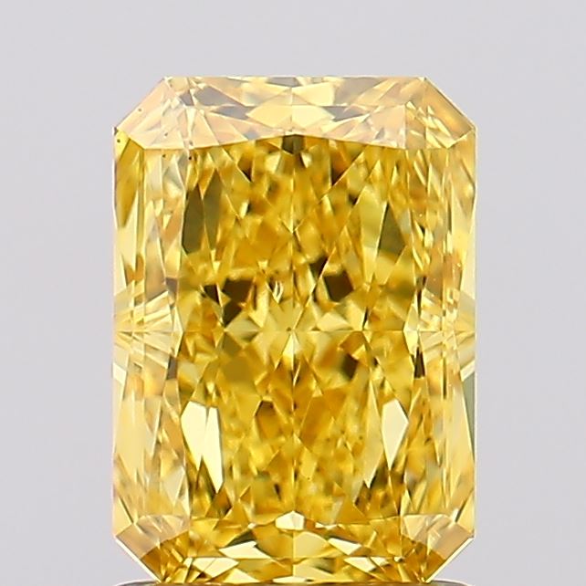 1.71 Carat Radiant Shaped, Excellent Cut, VS2 Clarity, IGI Certified Lab Grown Diamond
