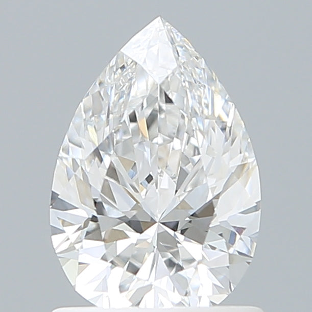 1.02 Carat Pear Shaped, Ideal Cut, D Color, VVS2 Clarity, IGI Certified Lab Grown Diamond