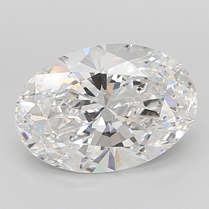 6.53 Carat Oval Shaped, Ideal Cut, E Color, VS2 Clarity, IGI Certified Lab Grown Diamond