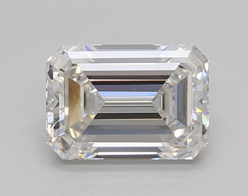 2.01 Carat Emerald Shaped, Ideal Cut, F Color, VVS2 Clarity, IGI Certified Lab Grown Diamond