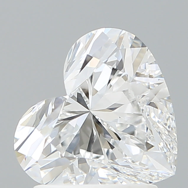 1.73 Carat Heart Shaped, Ideal Cut, D Color, VVS2 Clarity, IGI Certified Lab Grown Diamond