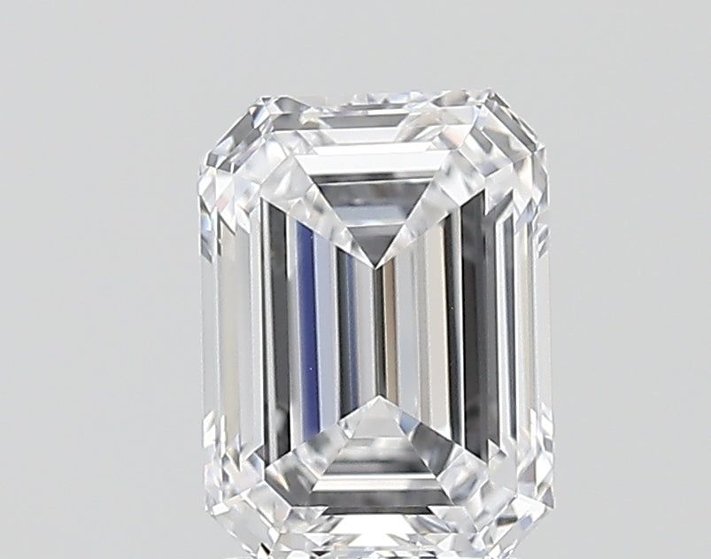 2.05 Carat Emerald Shaped, Ideal Cut, D Color, VVS2 Clarity, IGI Certified Lab Grown Diamond