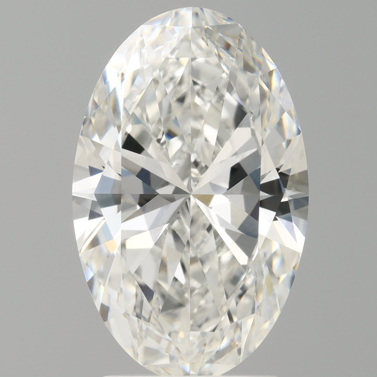 3.00 Carat Oval Shaped, Ideal Cut, F Color, VVS2 Clarity, IGI Certified Lab Grown Diamond