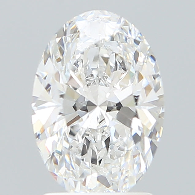 2.10 Carat Oval Shaped, Excellent Cut, D Color, VVS2 Clarity, IGI Certified Lab Grown Diamond