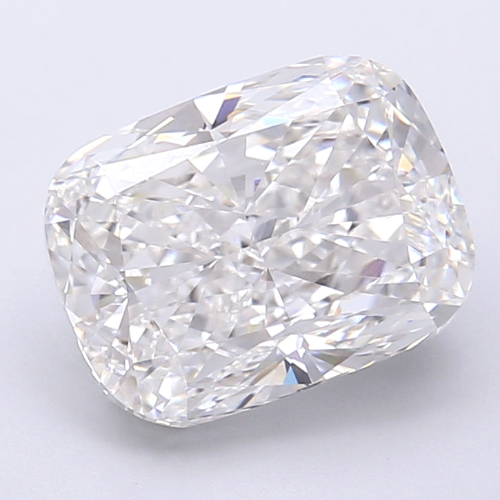 4.14 Carat Cushion Shaped, Very Good Cut, F Color, VVS2 Clarity, IGI Certified Lab Grown Diamond