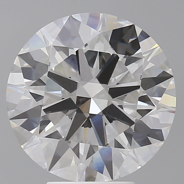 5.54 Carat Round Shaped, Ideal Cut, E Color, VVS2 Clarity, IGI Certified Lab Grown Diamond