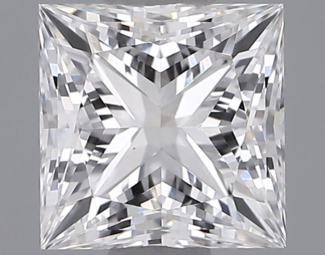 0.85 Carat Princess Shaped, Ideal Cut, E Color, VS1 Clarity, IGI Certified Lab Grown Diamond