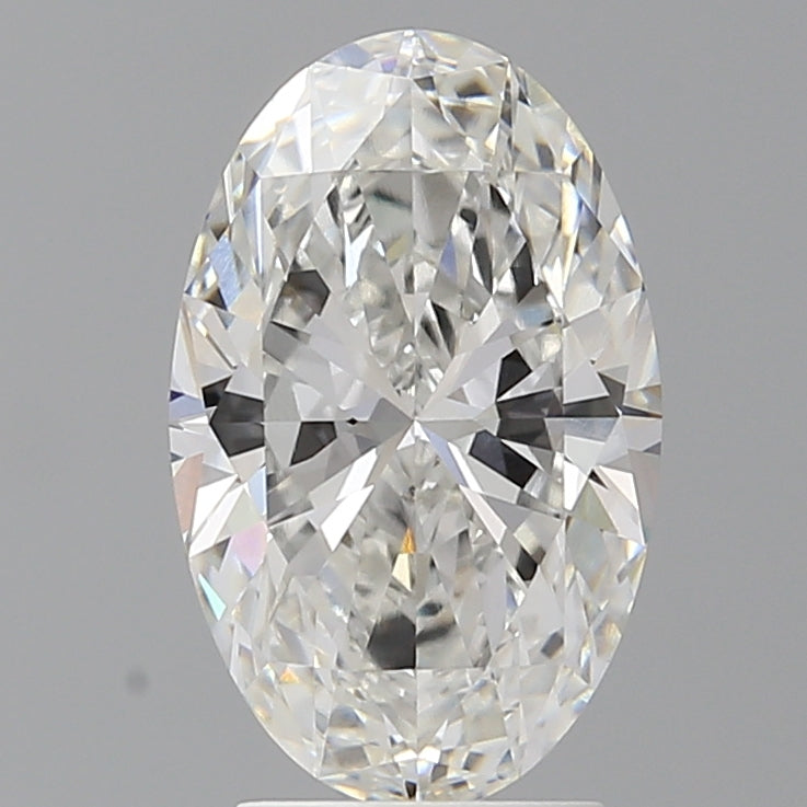 3.06 Carat Oval Shaped, Ideal Cut, F Color, VVS2 Clarity, IGI Certified Lab Grown Diamond