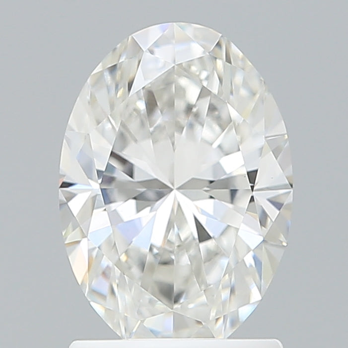 1.57 Carat Oval Shaped, Excellent Cut, F Color, VVS2 Clarity, IGI Certified Lab Grown Diamond