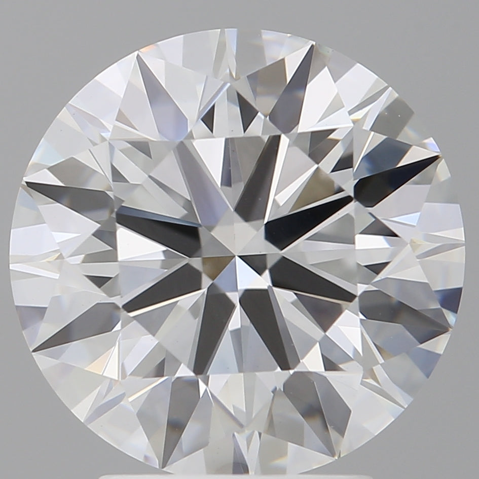 3.52 Carat Round Shaped, Ideal Cut, F Color, VVS2 Clarity, IGI Certified Lab Grown Diamond