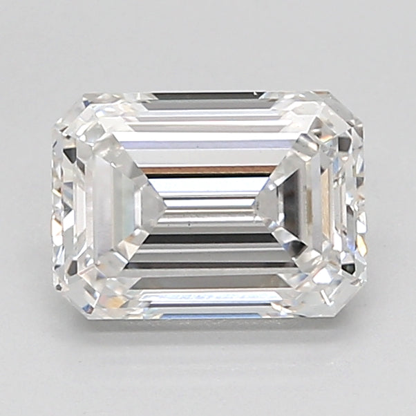 1.52 Carat Emerald Shaped, Ideal Cut, E Color, VS1 Clarity, IGI Certified Lab Grown Diamond