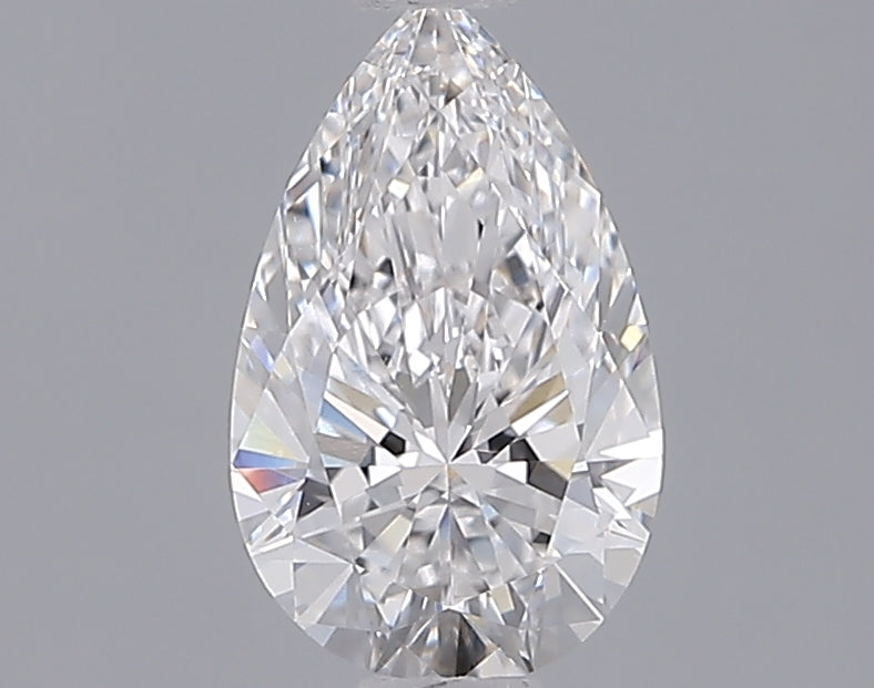 1.03 Carat Pear Shaped, Ideal Cut, D Color, VVS2 Clarity, IGI Certified Lab Grown Diamond