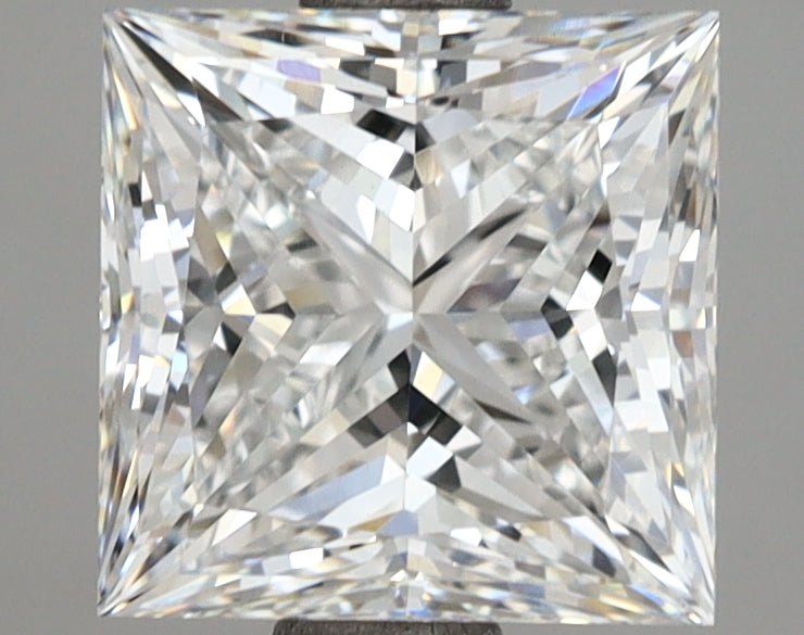 2.70 Carat Princess Shaped, Ideal Cut, E Color, VS1 Clarity, IGI Certified Lab Grown Diamond