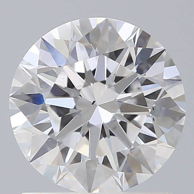 1.32 Carat Round Shaped, Ideal Cut, D Color, VS2 Clarity, IGI Certified Lab Grown Diamond
