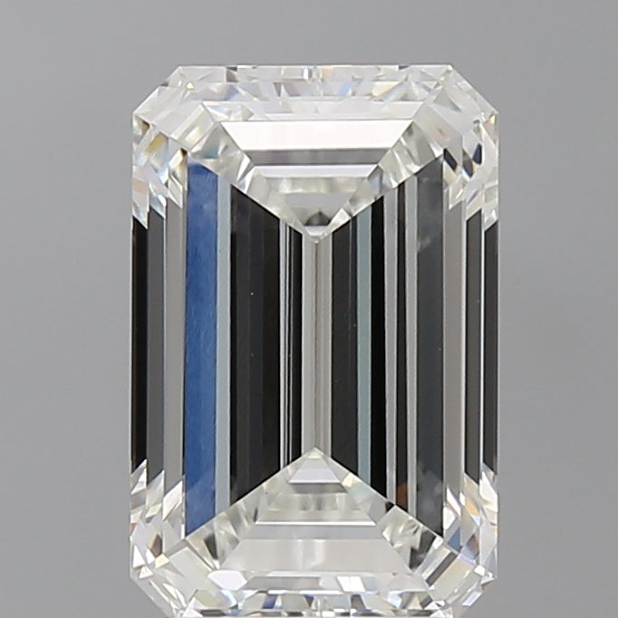 3.53 Carat Emerald Shaped, Excellent Cut, F Color, VVS2 Clarity, IGI Certified Lab Grown Diamond