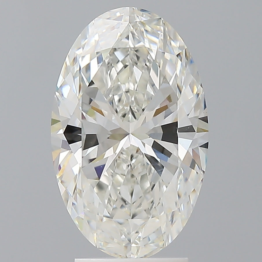 3.59 Carat Oval Shaped, Ideal Cut, F Color, VVS2 Clarity, IGI Certified Lab Grown Diamond