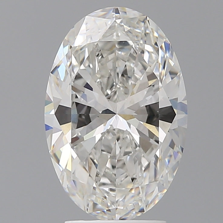 3.57 Carat Oval Shaped, Ideal Cut, F Color, VVS2 Clarity, IGI Certified Lab Grown Diamond