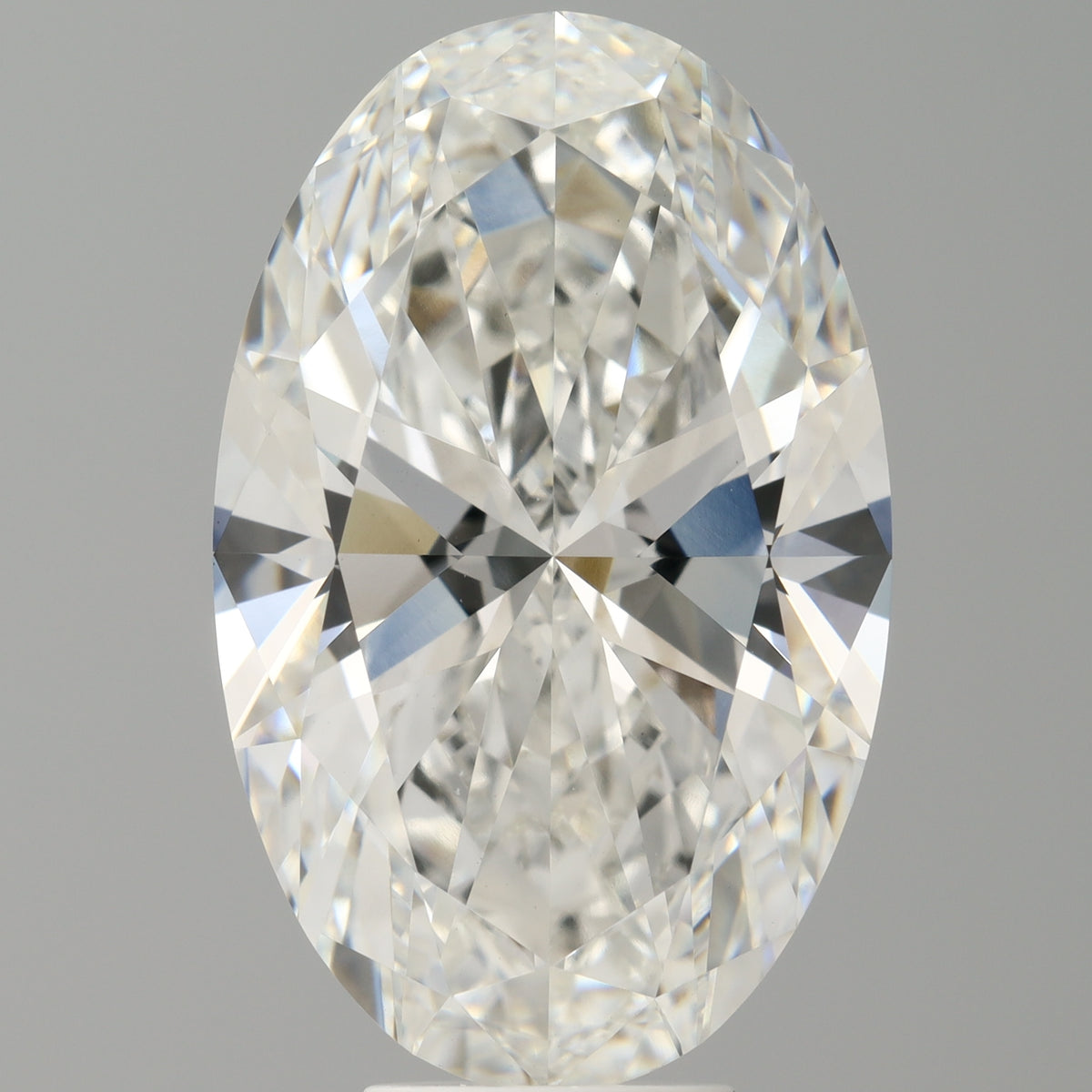 8.01 Carat Oval Shaped, Ideal Cut, F Color, VVS2 Clarity, IGI Certified Lab Grown Diamond