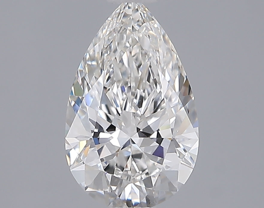 1.54 Carat Pear Shaped, Ideal Cut, F Color, VVS2 Clarity, IGI Certified Lab Grown Diamond