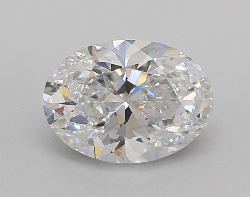 1.77 Carat Oval Shaped, Very Good Cut, D Color, VS2 Clarity, IGI Certified Lab Grown Diamond