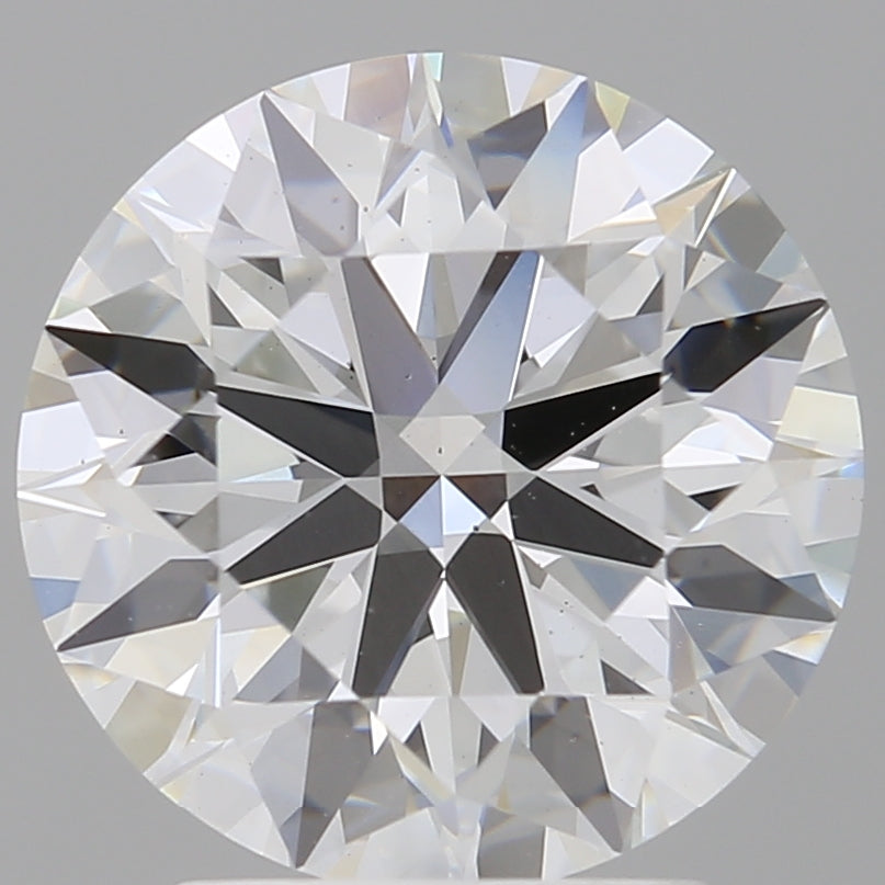 3.02 Carat Round Shaped, Ideal Cut, E Color, VS2 Clarity, IGI Certified Lab Grown Diamond