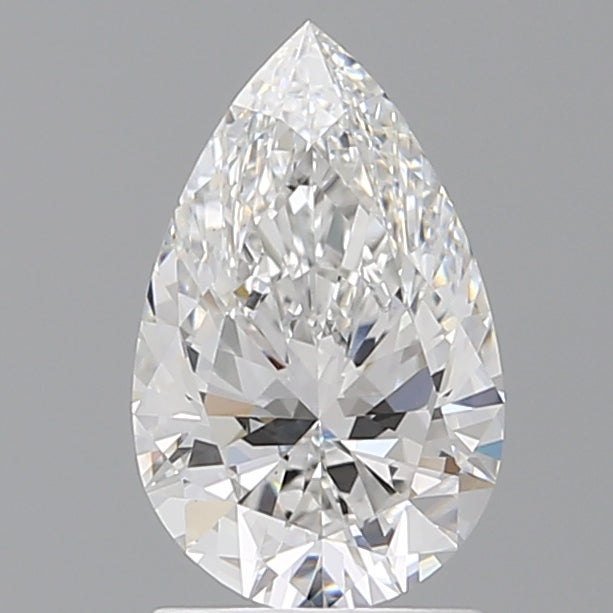 1.60 Carat Pear Shaped, Ideal Cut, E Color, VS1 Clarity, IGI Certified Lab Grown Diamond