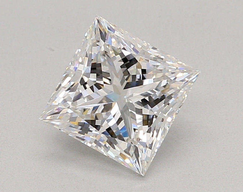 2.05 Carat Princess Shaped, Ideal Cut, E Color, VVS2 Clarity, IGI Certified Lab Grown Diamond