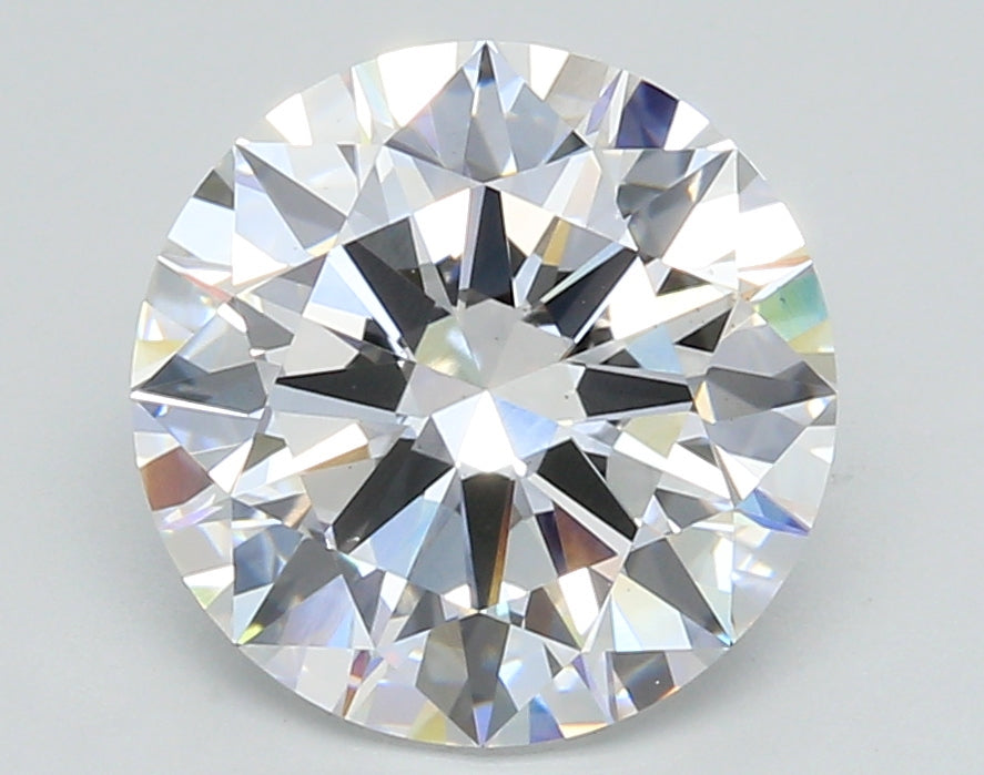 3.51 Carat Round Shaped, Ideal Cut, D Color, VS2 Clarity, IGI Certified Lab Grown Diamond