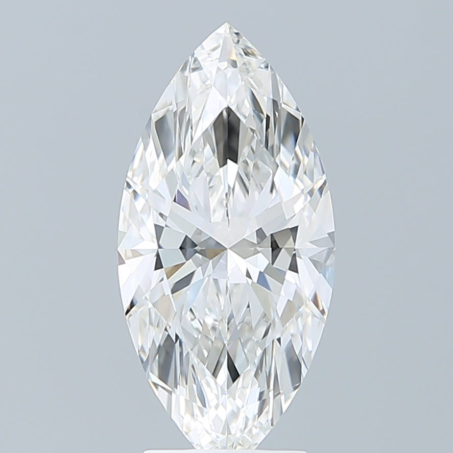 3.10 Carat Marquise Shaped, Ideal Cut, F Color, VVS1 Clarity, IGI Certified Lab Grown Diamond