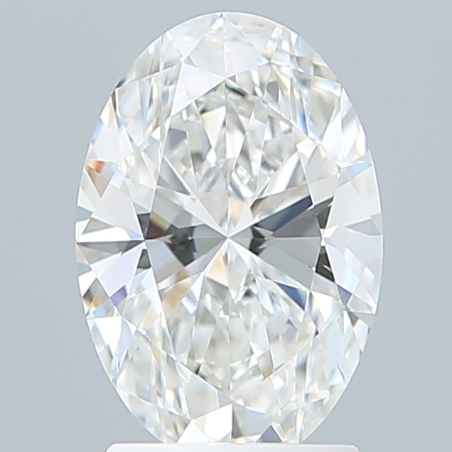 2.10 Carat Oval Shaped, Ideal Cut, F Color, VVS2 Clarity, IGI Certified Lab Grown Diamond