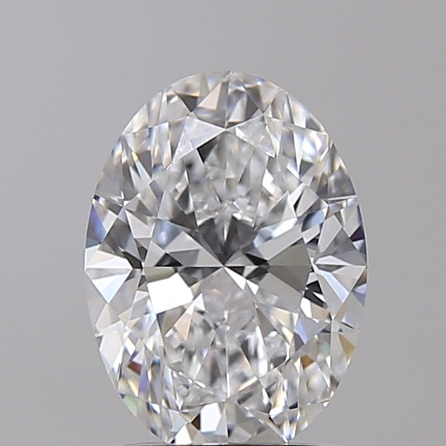1.52 Carat Oval Shaped, Ideal Cut, D Color, VVS2 Clarity, IGI Certified Lab Grown Diamond