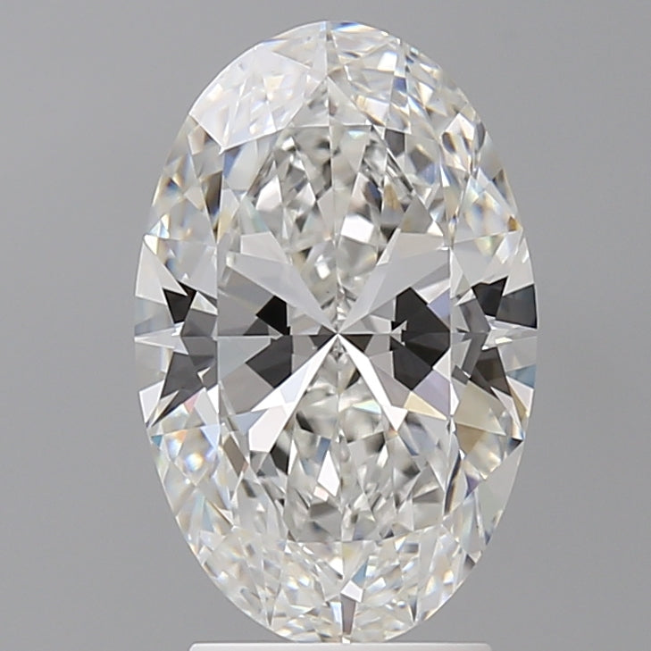 3.03 Carat Oval Shaped, Ideal Cut, E Color, VVS2 Clarity, IGI Certified Lab Grown Diamond
