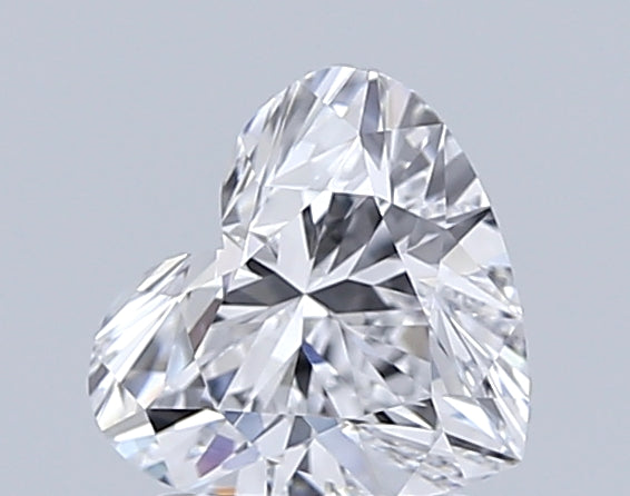 1.59 Carat Heart Shaped, Ideal Cut, D Color, VVS2 Clarity, IGI Certified Lab Grown Diamond