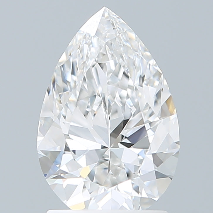 1.72 Carat Pear Shaped, Ideal Cut, E Color, VVS2 Clarity, IGI Certified Lab Grown Diamond