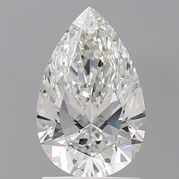 1.60 Carat Pear Shaped, Ideal Cut, E Color, VVS2 Clarity, IGI Certified Lab Grown Diamond