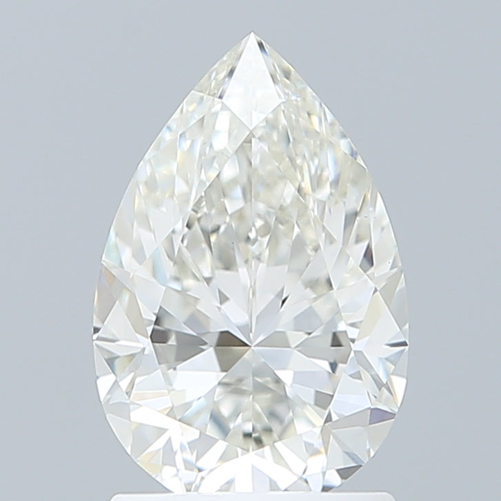 1.60 Carat Pear Shaped, Excellent Cut, G Color, VVS2 Clarity, IGI Certified Lab Grown Diamond