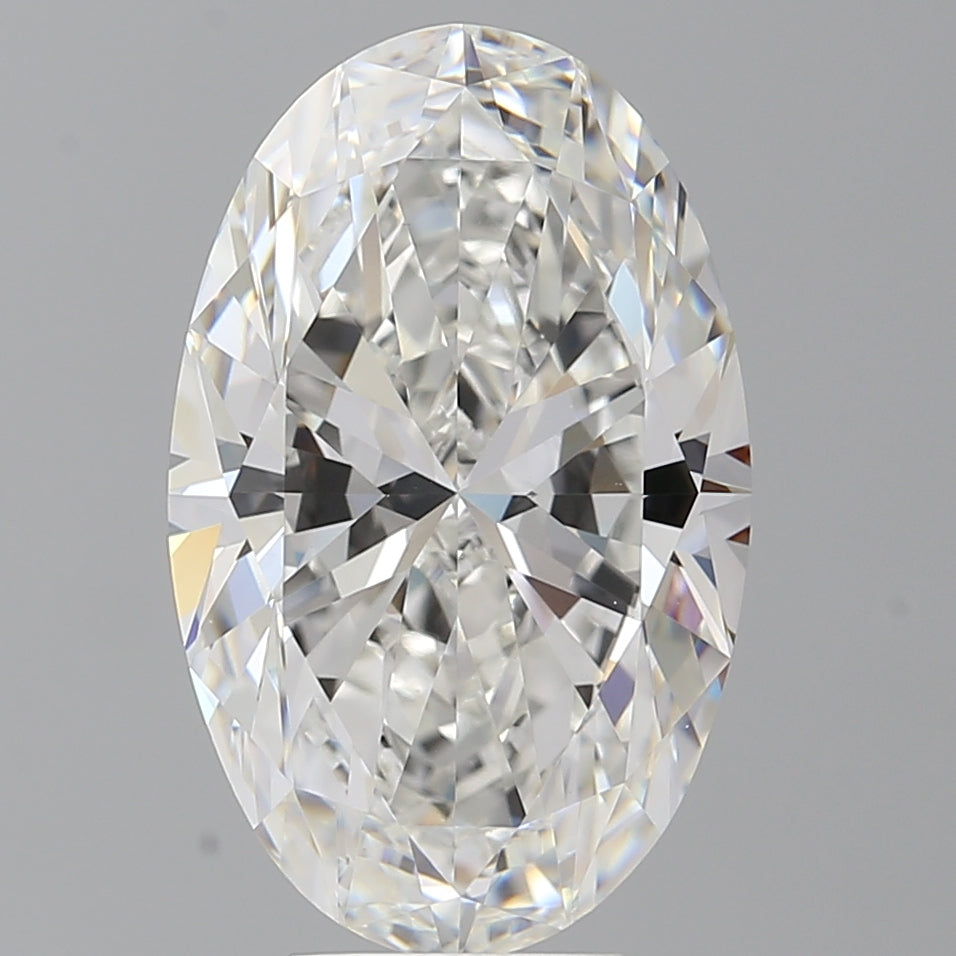 7.09 Carat Oval Shaped, Ideal Cut, F Color, VVS2 Clarity, IGI Certified Lab Grown Diamond