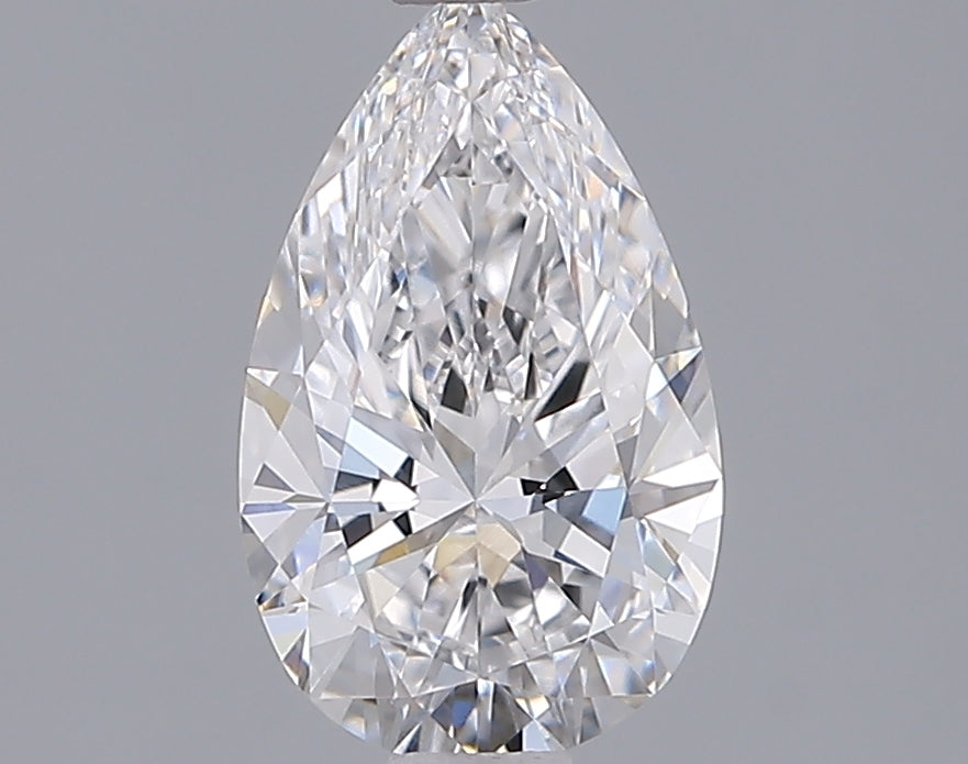 1.54 Carat Pear Shaped, Ideal Cut, D Color, VVS1 Clarity, IGI Certified Lab Grown Diamond