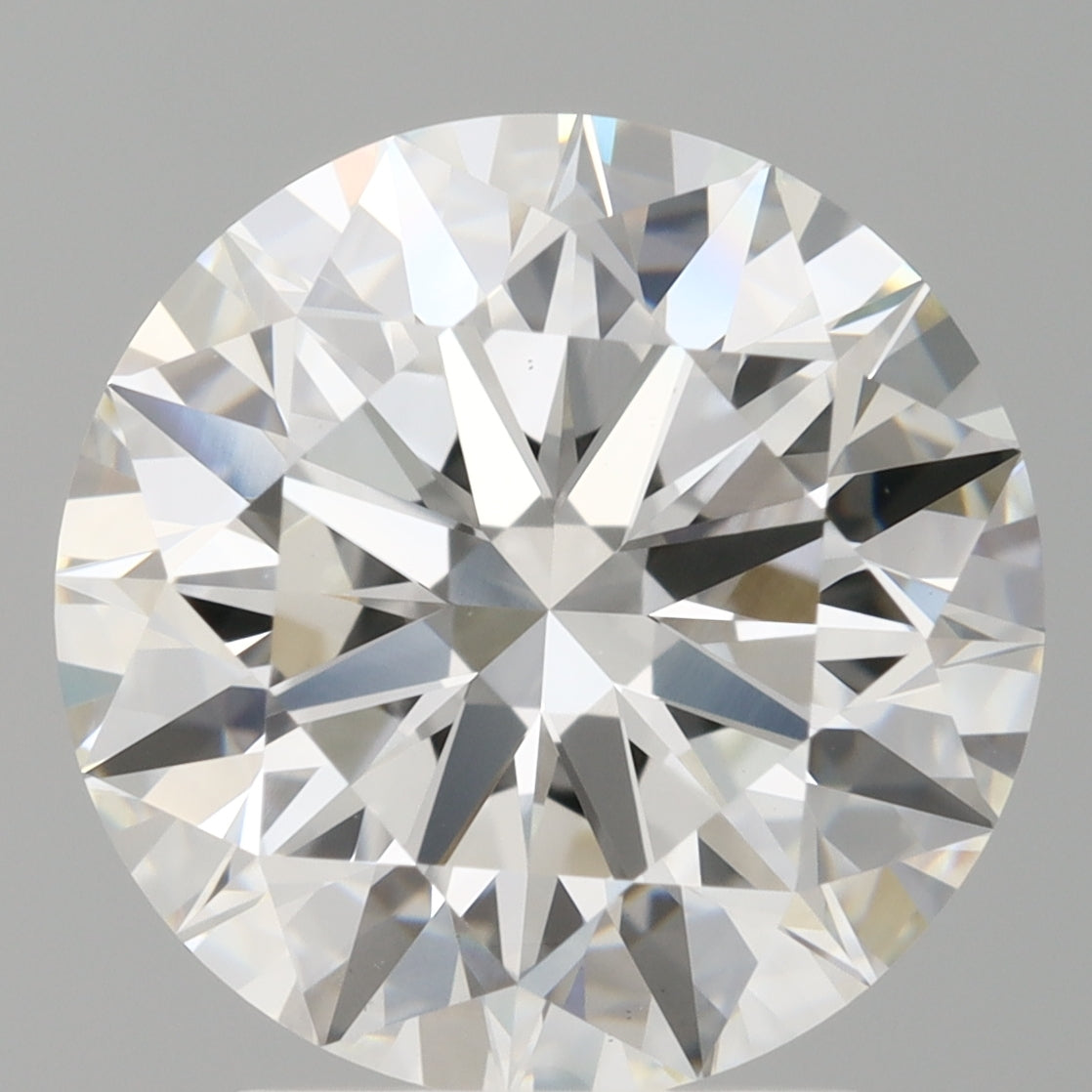 3.04 Carat Round Shaped, Ideal Cut, E Color, VVS2 Clarity, IGI Certified Lab Grown Diamond
