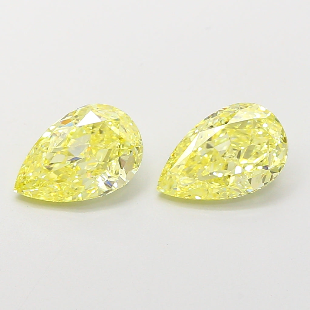 1.52 Carat Pear Shaped, Ideal Cut, VVS2 Clarity, IGI Certified Lab Grown Diamond