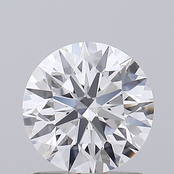 1.28 Carat Round Shaped, Ideal Cut, D Color, VVS2 Clarity, IGI Certified Lab Grown Diamond
