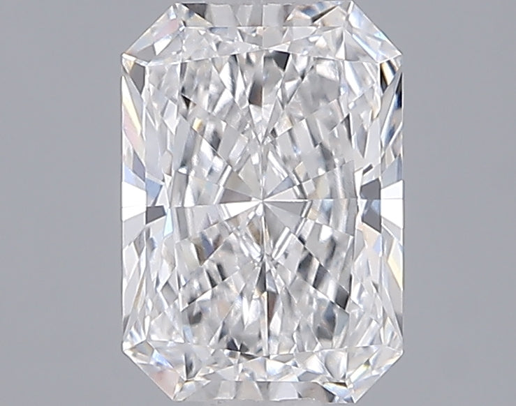 1.53 Carat Radiant Shaped, Ideal Cut, D Color, VVS1 Clarity, IGI Certified Lab Grown Diamond