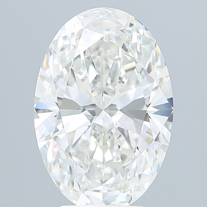 5.09 Carat Oval Shaped, Ideal Cut, G Color, VVS2 Clarity, IGI Certified Lab Grown Diamond