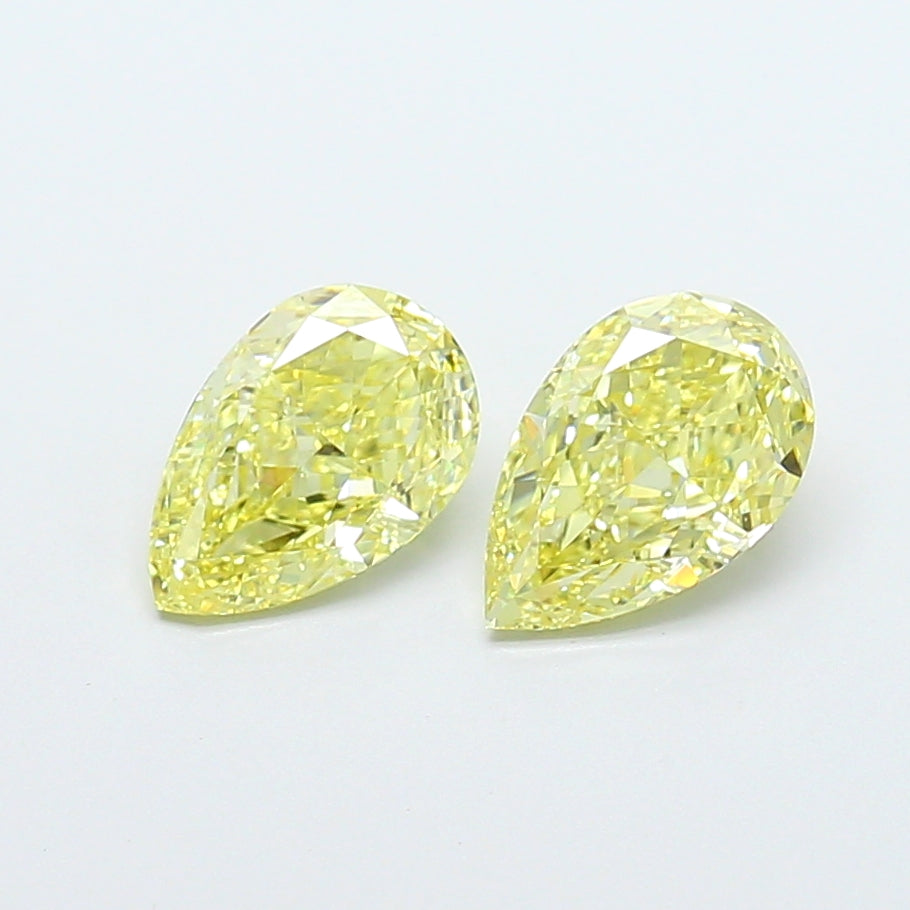 1.06 Carat Pear Shaped, Ideal Cut, VVS2 Clarity, IGI Certified Lab Grown Diamond
