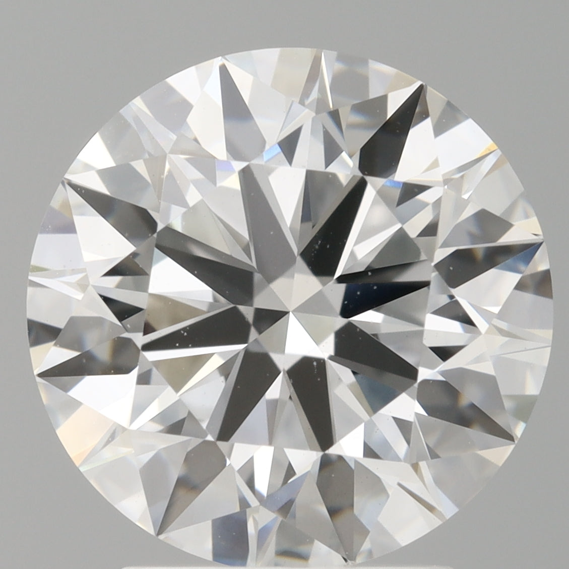 3.06 Carat Round Shaped, Ideal Cut, E Color, VVS2 Clarity, IGI Certified Lab Grown Diamond