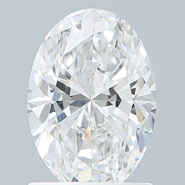 1.29 Carat Oval Shaped, Ideal Cut, D Color, VVS2 Clarity, IGI Certified Lab Grown Diamond