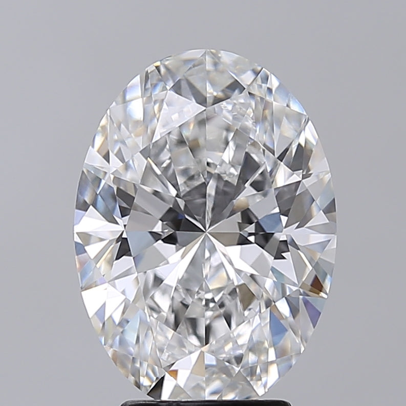 4.02 Carat Oval Shaped, Excellent Cut, D Color, VVS2 Clarity, IGI Certified Lab Grown Diamond