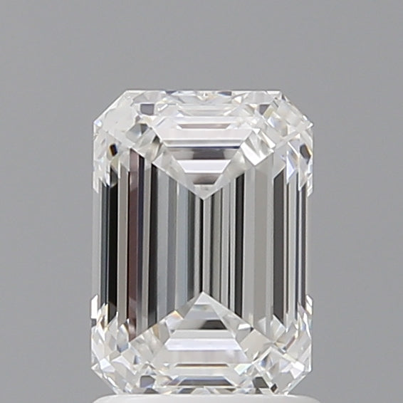 1.58 Carat Emerald Shaped, Ideal Cut, E Color, VVS1 Clarity, IGI Certified Lab Grown Diamond