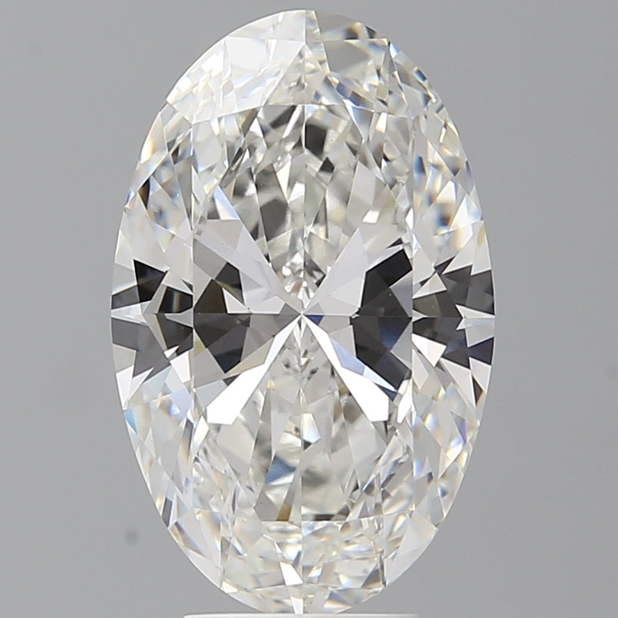 5.50 Carat Oval Shaped, Ideal Cut, F Color, VVS2 Clarity, IGI Certified Lab Grown Diamond